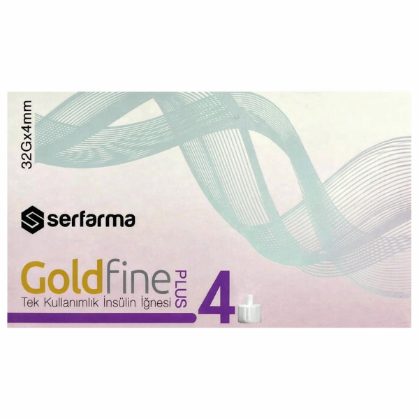 Goldfine Plus İnsülin Enjektörü 32G 4 mm 100'lü